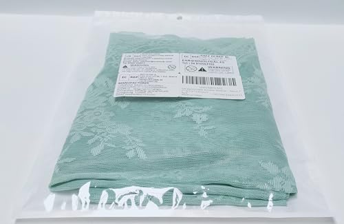 SIYINGSAERY Kitchen Window Curtains Valance Short Cafe Net Curtains Small Half Tier Curtains Rod Pocket Bistro Curtain Lace Tier Curtain Half Window Treatment for Home Decor, 51" W*16" L(Green) - Cosy Home Interiors SIYINGSAERY Kitchen Window Curtains Valance Short Cafe Net Curtains Small Half Tier Curtains Rod Pocket Bistro Curtain Lace Tier Curtain Half Window Treatment for Home Decor, 51" W*16" L(Green) - Image 15