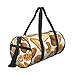 Bakery Bread Cake Pattern Travel Duffel Bag Large Weekender Overnight Bag Fashion Sports Gym Bags