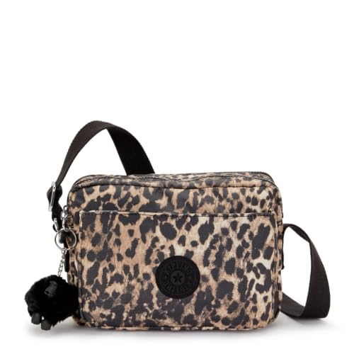 Image of Kipling Women's Abanu Medium Crossbody Bag, Lightweight, Adjustable Nylon Waist Pack with Multi-Compartment Zip Pockets