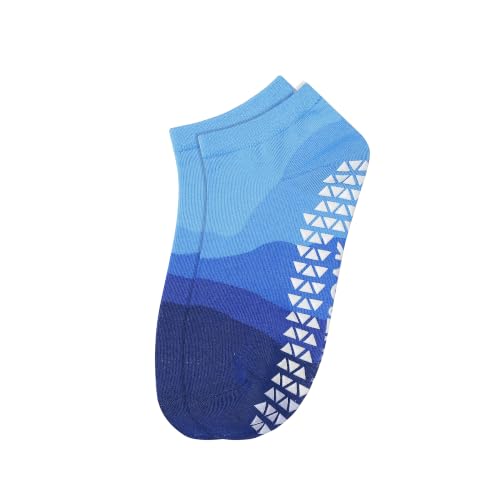 Image of Mint & Oak Pilates Socks with Grips for Women, Ankle Length Non-Slip Yoga Socks, Cotton Ideal For Yoga, Pilates, Gym, Workout, Cute Women's Gift