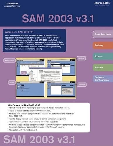 Amazon | SAM 2003 v3.1 Coursenotes: Quick Reference Guide | Course ...