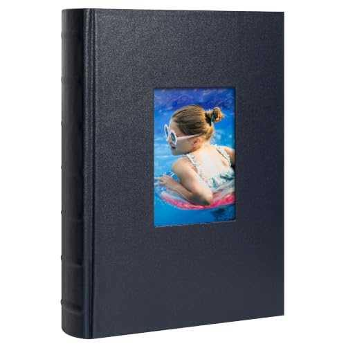 Vienrose Photo Album 4x6 300 Photos with Memo Area Leather Cover Large Capacity Slip-in Pictures...