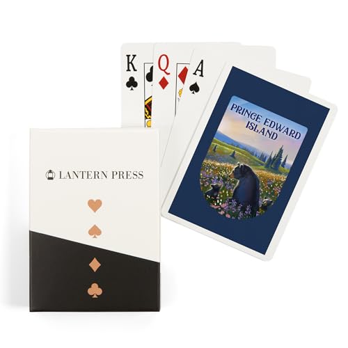 Lantern Press Naipes Póker con Litografía Bear Family