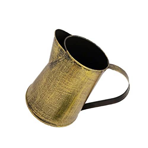 Cabilock Maceta Retro De Hierro Forjado Jarra para Flores Cubo para Flores Soporte para Plantas Decoración De Hogar para Sala De Estar Terraza Jardín