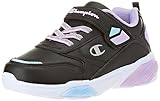 Champion Jungen Mädchen Wave Pu G Ps Sneakers, Nero Lilla Azzurro Kk002, 27.5 EU