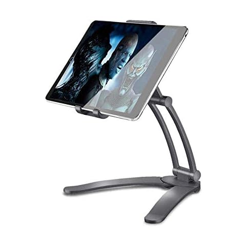 Rotating Portable Monitor Wall Desk Metal Stand Fits Monitor Tablet Cell Phone Holder 15.6 inch or less Cover
