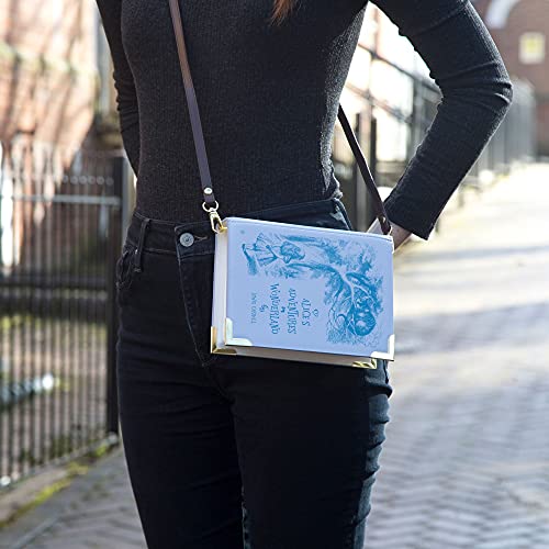 Well Read Alice in Wonderland Purple Large Book Themed Purse for Literary Lovers - Ideal Literary Gift for Book Club, Readers, Authors & Bookworms - Handbag & Crossbody Bag4