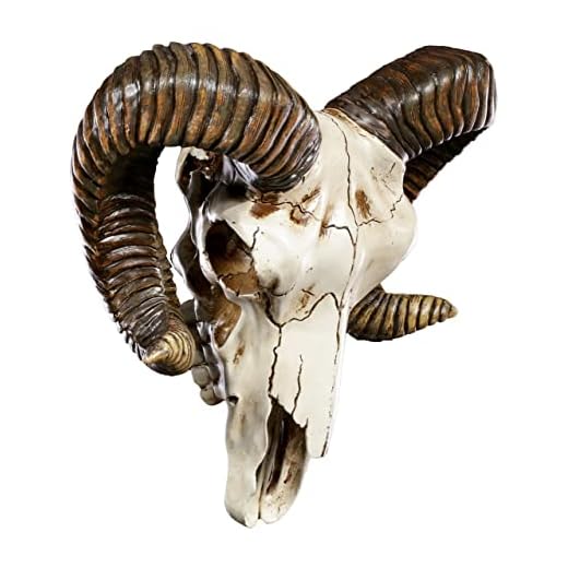Pacific Giftware Ram Skull and Horns Baphomet Wall Trophy Decor 11 Inch