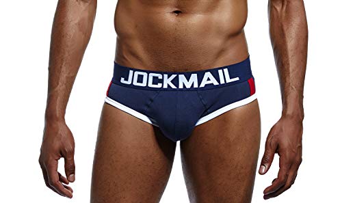 Preisvergleich Produktbild Q&M Herren Bikini-Unterwäsche, gepolstert, elastisch, 2 Stück, Königsblau, M