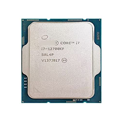 c I7 12700KF Baru I7 12700KF 3.6 GHz Dua Belas c Prosesor CPU Dua Puluh Benang 10NM L3 = 25M 125W LGA 1700 Tanpa Kipas