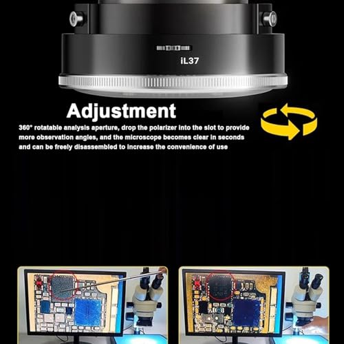 Lampe annulaire LED polarisée pour microscope IL37 éclairage anti-reflet x2 - 3