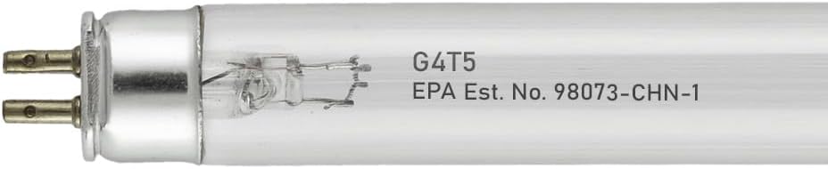 Norman Lamps G4T5 4-Watt Germicidal Tube - 6 in. Watts: 4W, T5 Germicidal UV Bulb