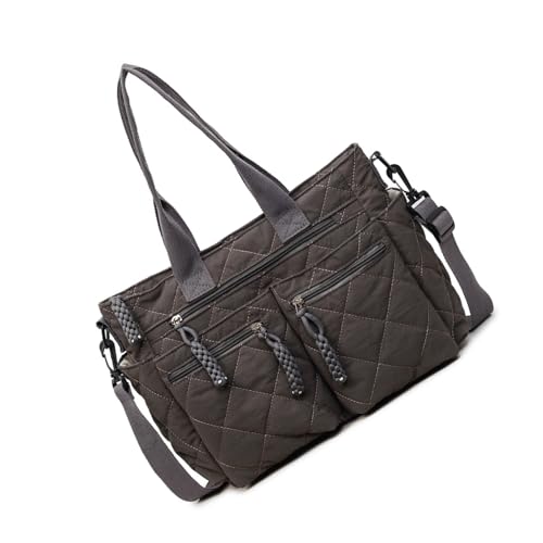 Sac fourre-tout matelassé multi-poches avec poignée supérieure pour le voyage