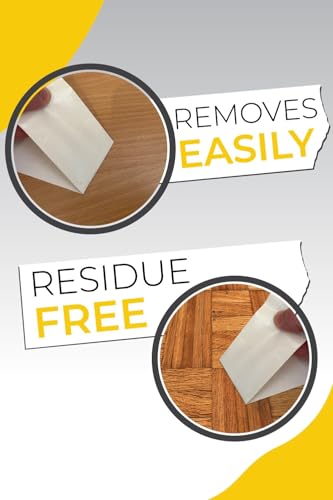 Image of The Good Stuff Double Sided Carpet Tape [2 inchx10yd] - Heavy-Duty Rug Gripper Tape - Strong Non-Slip Rug Tape for carpet, hardwood floors, Vinyl, Area Rugs, Tiles, and Concrete - No Residue, Easy Removal