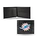 NFL Miami Dolphins Embroidered Genuine Leather Billfold Wallet
