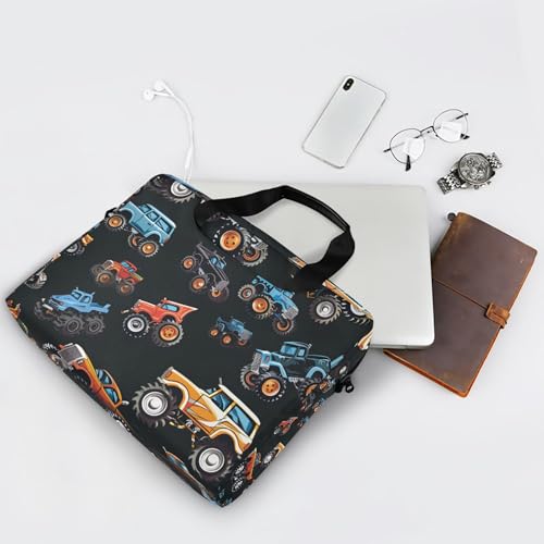 Bolso para portátil ALAZA Monster Truck Cartoon, 13-15.6 pulg miniatura 7