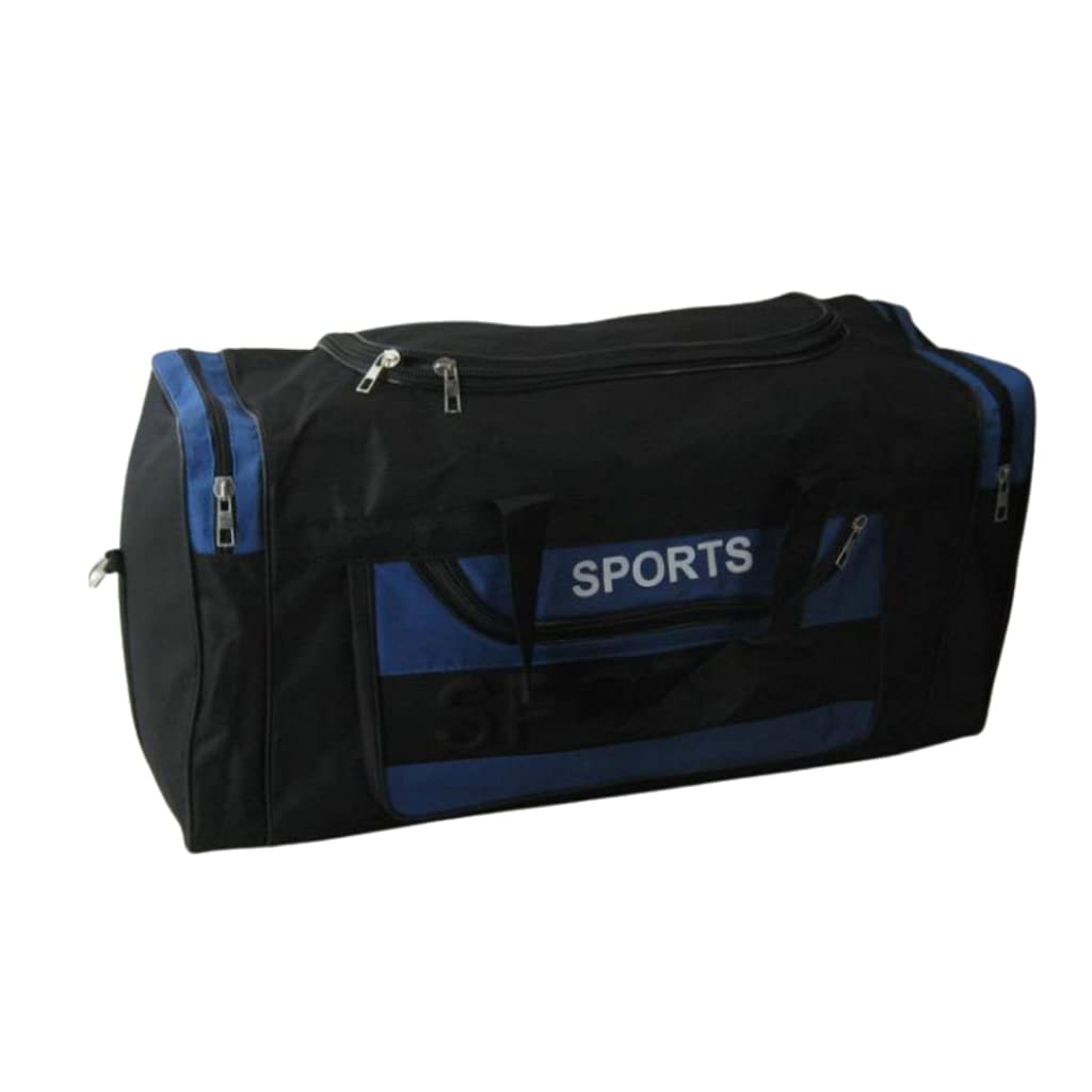 generico Blank Duffle Bag Duffel Bag Travel Size Sports Durable Gym Bag (blue, 23 inch)