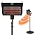 London Sunshine 1500W Electric Patio Heater, Portable Floor & Wall Heater with Remote Control, 3 Heat Settings for Indoor, Garage, Covered Outdoor Use
