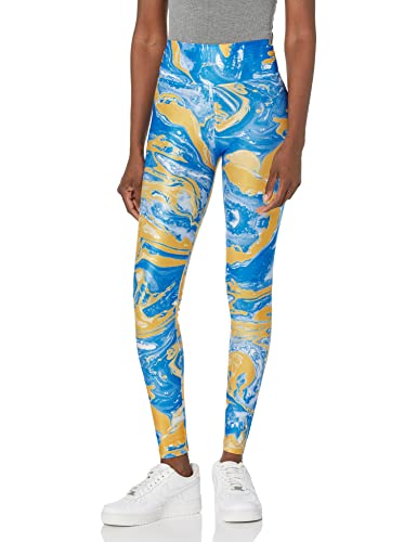 Officially Licensed Zubaz Women's NFL NFL Women's Swirl Leggings, Los Angeles Chargers, Size Small