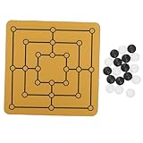 Utilisation polyvalente : le matériau du plateau garantit qu'il peut être utilisé comme tapis de souris, ajoutant de la praticité à sa conception, jeu de société de vacances, échiquiers de bureau en bois