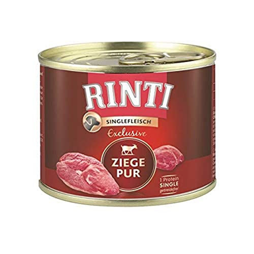 Produktbild von Rinti Singlefleisch Exclusive Ziege Pur - 12 x 185 g
