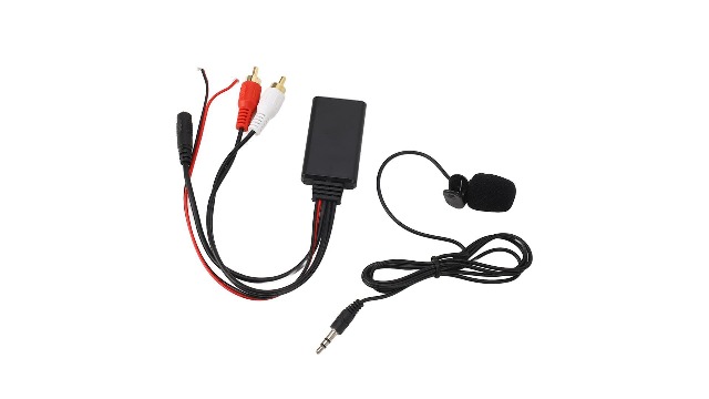 Adaptateur Bluetooth AUX Pour Auto - Compatible Alpine/Pioneer, Avec Micro, Connexion 2RCA - 8