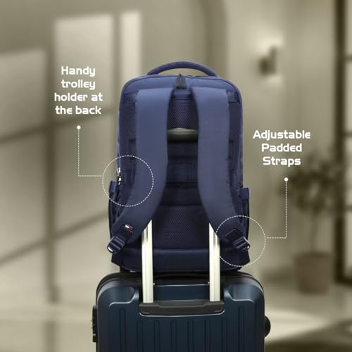 Image of Tommy Hilfiger Unisex Laptop Backpack Altus Plus | 19L - Water-Resistant & Stylish for Daily Use & Travel