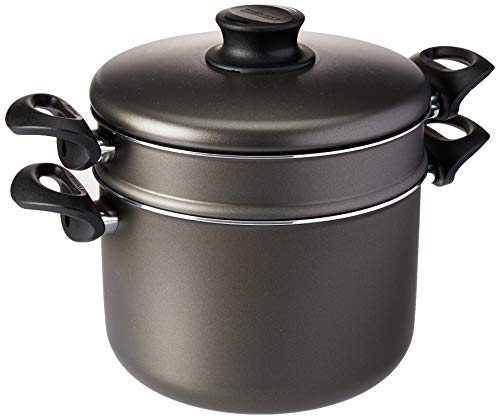 Cozi-Vapore de Alumínio com Revestimento Interno de Antiaderente Tramontina Cinza 22Cm