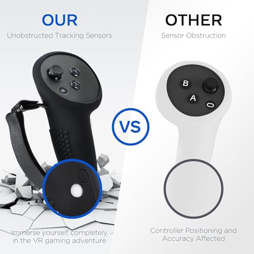 Image of New World 8-in-1 VR Accessories for Meta Quest 3, Silicone Protective Case Set Compatible with Meta /Oculus Quest 3, Controller Sleeve, Quest 3 VR Shell, Face Cover, Lens Cover,Grips