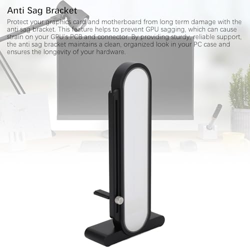 Soporte RGB ajustable para GPU con pantalla de temperatura miniatura 5