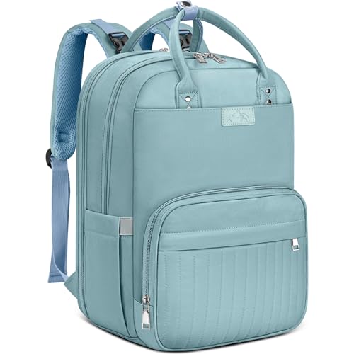 RAINSMORE Mochila Carro Bebe Pañaleras para Bebes Multifuncional Mochila Maternidad con Cambiador Bebe Plegable y Correas de Cochecito Azul