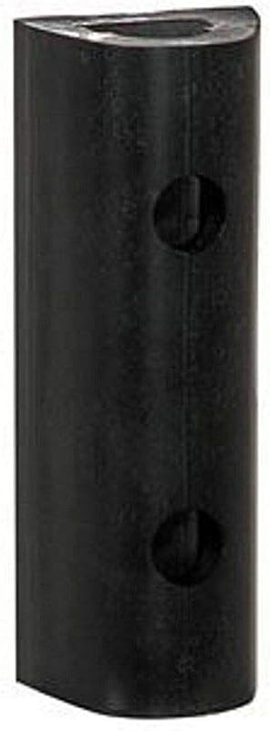 Parachoque de borracha em formato D Buyers Products Company D412 para caminhões, reboques e docas – 10,16 x 10,16 x 30,48 cm