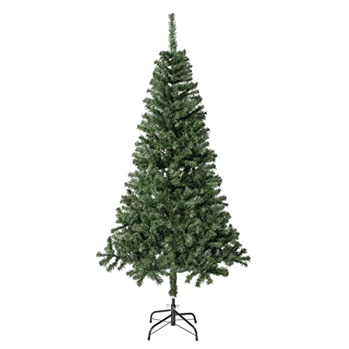 National Tree Company First Traditions Artificial Linden Spruce Wrapped Christmas Tree, Fire...