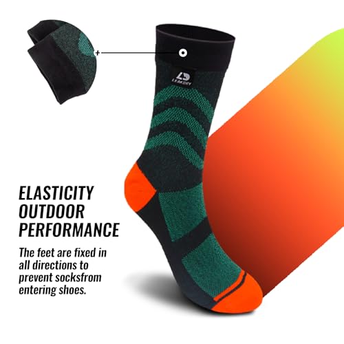 Waterproof Socks,COOLMAX FX 3-layer Breathable,Crew Socks,Hiking,Fishing,Bike,Camping,Unisex2
