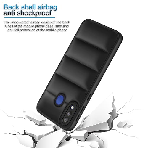 Amazon Solimo Puffer Case for Samsung Galaxy M20 - Black - Image 5