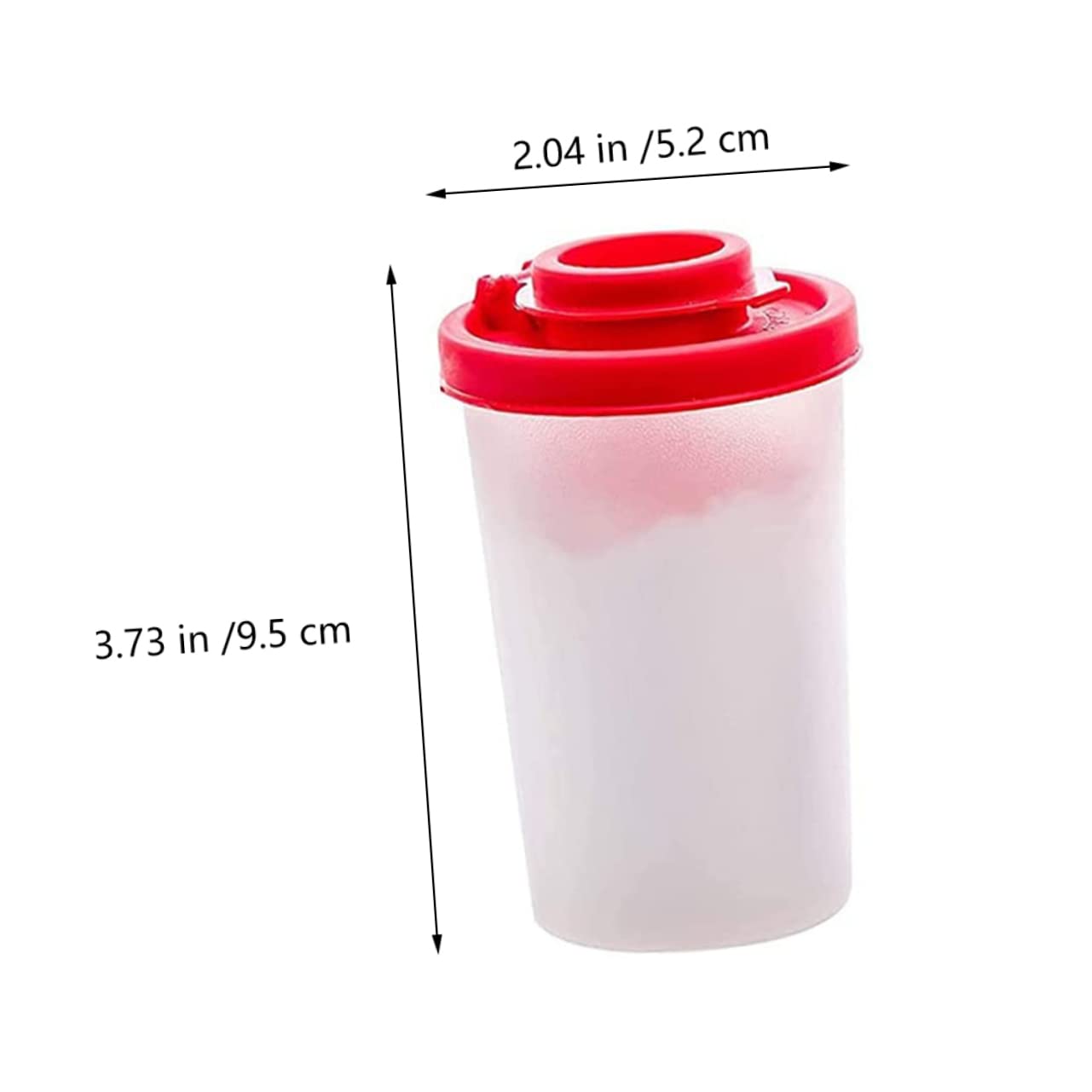 Cabilock Pepper Containers Portable Seasoning Bottle Set of Resistant No Oil Pollution