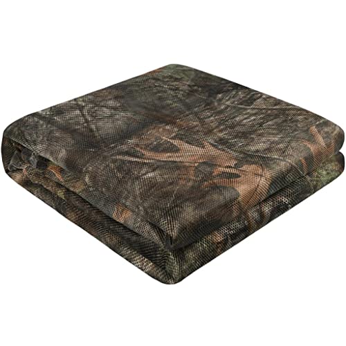 FYRTA Red de Camuflaje Militar, 300D Tela de Arpillera de Camuflaje, Cubierta de Malla de Camuflaje Silenciosa, Persianas de Caza para Decoración de Fiestas, Camping, Fotografía, Camo,2