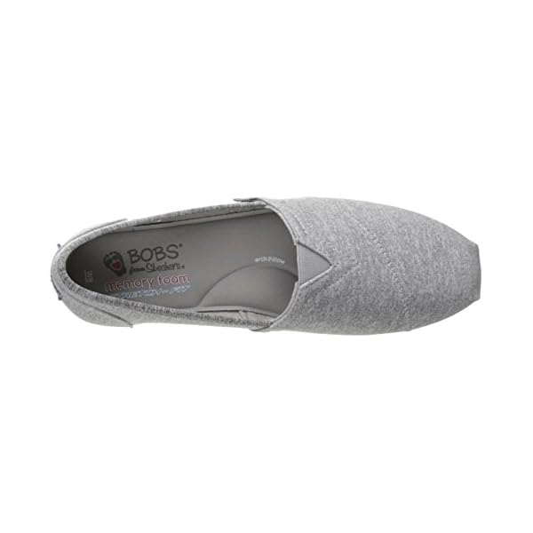 Skechers Women's Bobs Plush Express Yourself, Grey, 8.5 M US