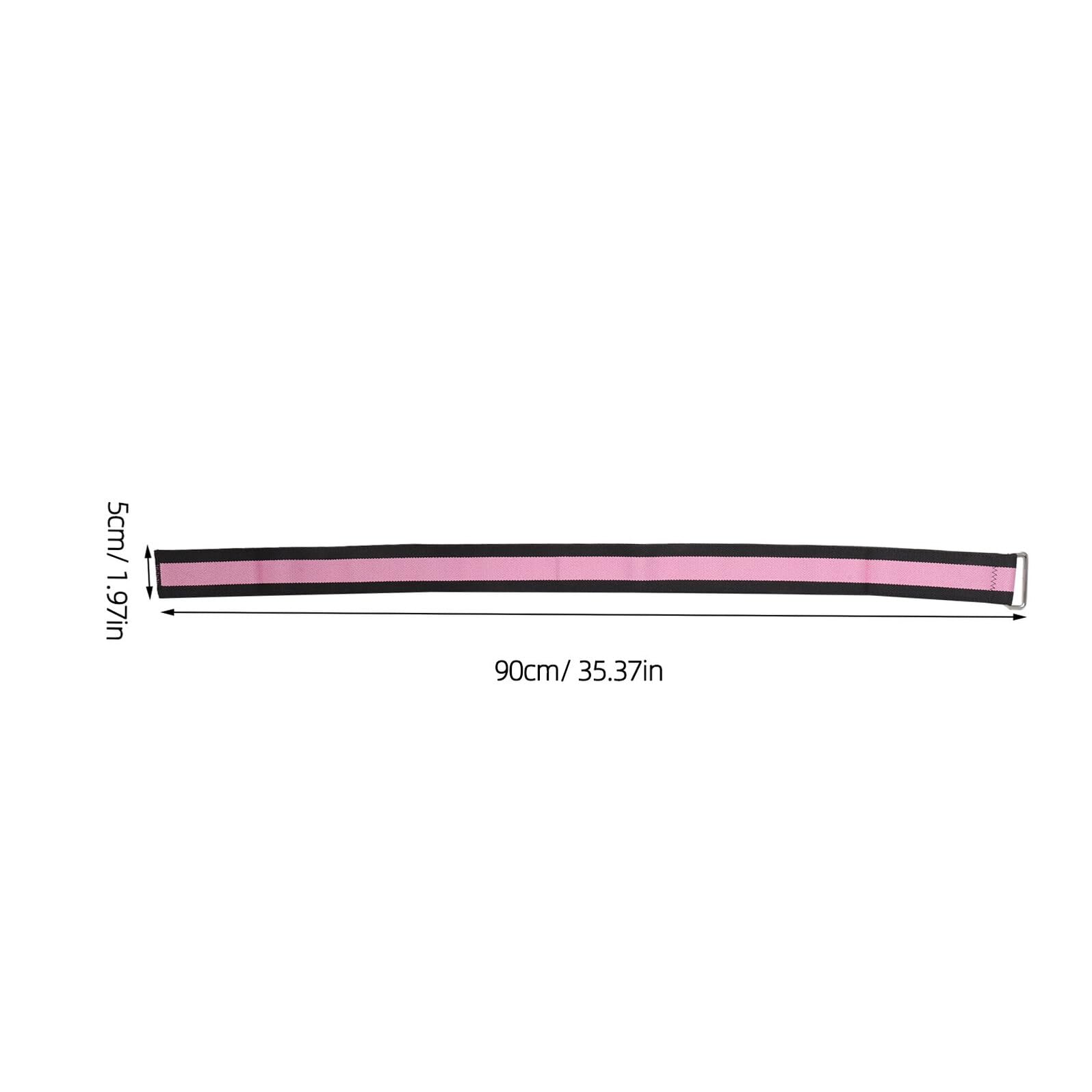 Bandas Elásticas de Resistencia para Muslos para Mujer, 2 Unidades Rosa, Material Poliéster Antideslizante, Entrenamiento de Glúteos y Piernas en Gimnasio, Yoga y Pilates