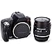 JJC 2-Pack Body Cap and Rear Lens Cover Kit for Sony Alpha A-Mount DSLR Cameras and A-Mount Lenses Such as A77II A77 A99II A99 A58 A57 A65 A55 A37 A35 A33 A900 A850 A700 A580 A560 A550 A500 & More
