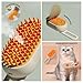3-in-1 Steam Pet Brush for Cats & Dogs – Self-Cleaning Grooming Comb with Spray Mist, Massage & Shedding, Rechargeable USB, Anti-Static, Foldable Handle – Kakhi