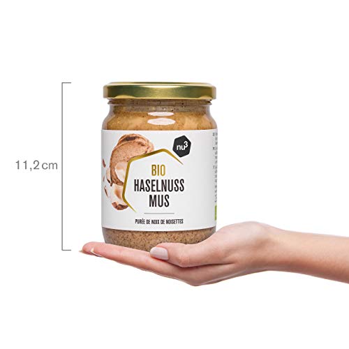 nu3 hazelnootpasta biologisch - 250 g hazelnut spread uit glas - gemaakt van 100% ongebrande hazelnoten - beste… - Image 6