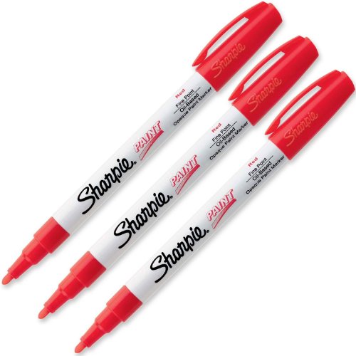 Fine Point Paint Marker [Set Of 3] Color: Red