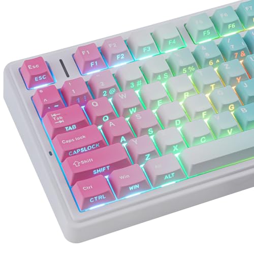 Keycaps PBT allemands à dégradé de couleur et profil Cherry