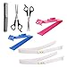 Produktbild Haarschere Set 2 Stück Haarschneide Hilfe Clip +Haarschneide Set Professionelles Haarschneide Styling Werkzeug Kit DIY Home Cutting Haarspangen