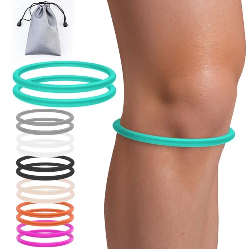 Image of teyy 2PCS Patellar Tendon Support Strap for Knee Pain Relief (Blue)
