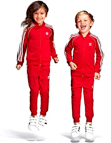 adidas Sweat Suit for Kids Red and White