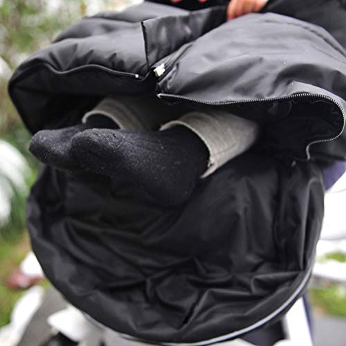 German Designed Universal Stroller Footmuff, 5 Way Zippers Style For Baby Easy In & Out Of Water Repellent Bunting Bag, Height/Temperature Adjustable Anti-Kick Toddler Stroller Sleeping Bag #TOP7