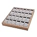 Produktbild Uhrenbox Uhrentablett aus Holz MDF für 24 Uhren Schmucktablett Uhrenaufbewahrungsbox Uhren Schmuck Organizer Uhrenkasten Uhrenkoffer Schmuckkasten