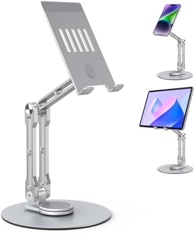 Suporte Para Celular Giratorio, Suporte Para Tablet Alumínio, 360...